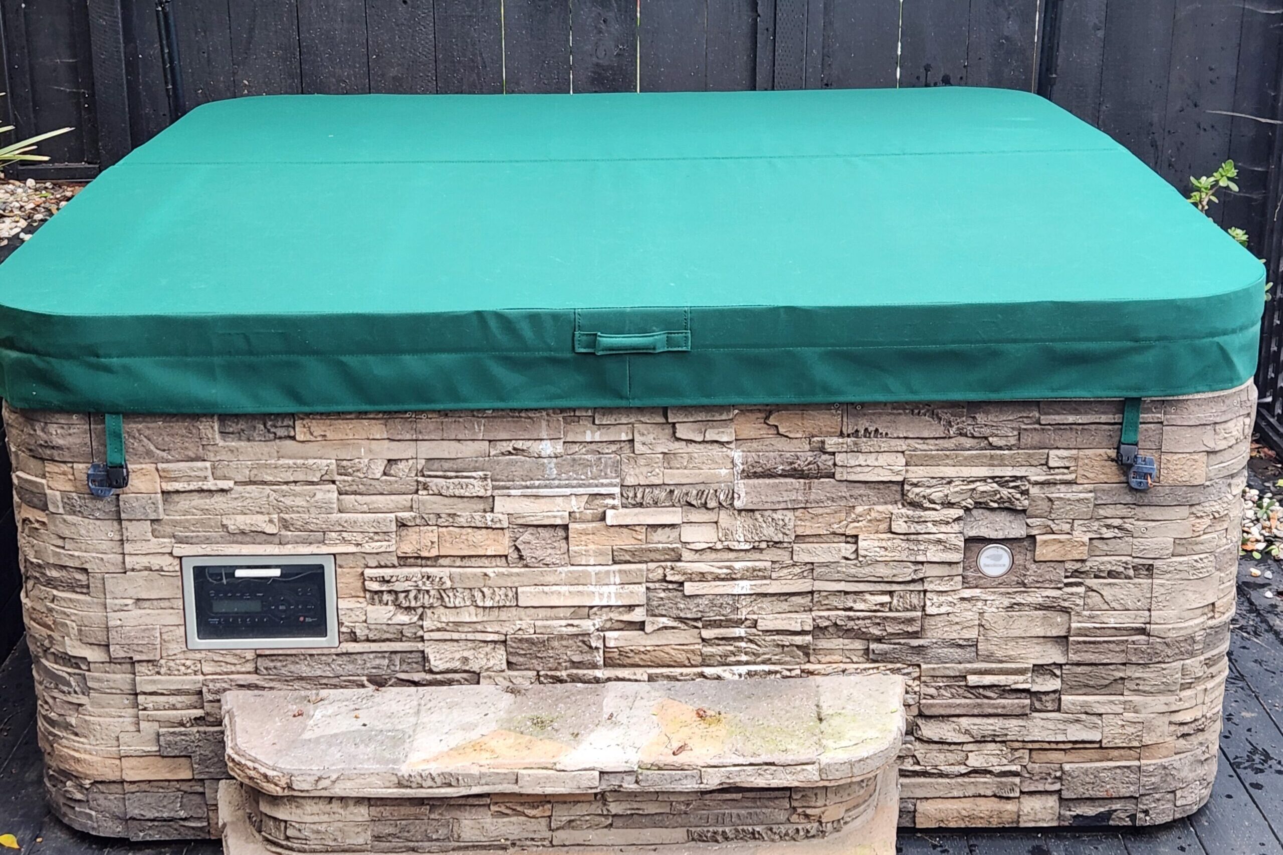 Persian Green Sunbrella Spa Cover
